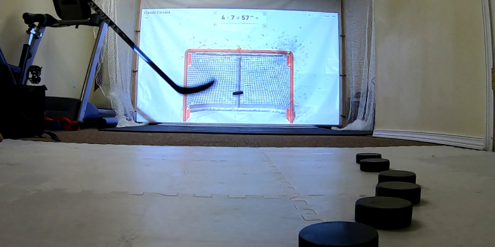 Hockey Copilot Basement Installation Example